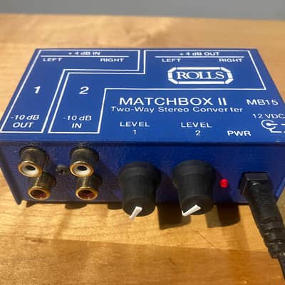 Rolls Matchbox II two way stereo balanced audio converter w/ power supply image 1