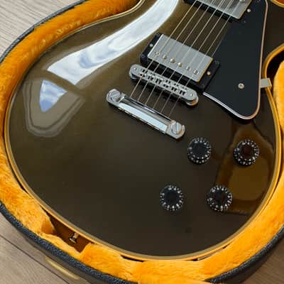 Gibson Les Paul Custom Shop Charcoal Metallic Gloss CH RARE Olive Drab Similar image 3
