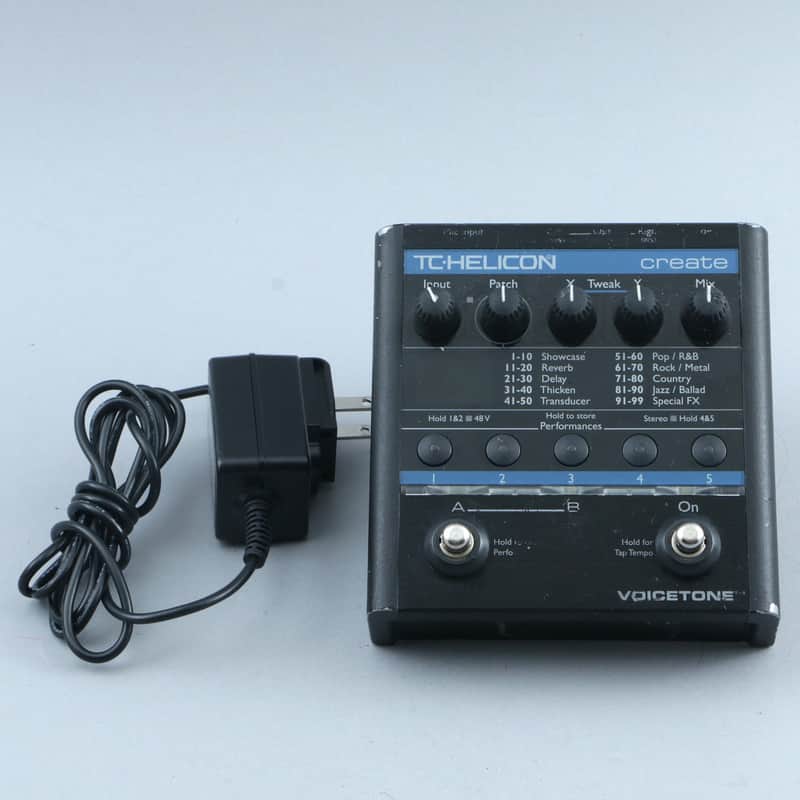 TC Helicon Voicetone Create Vocal Effects Pedal P-30649 image 1