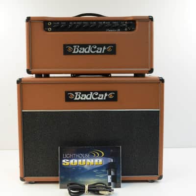 Bad Cat Panther R Head & S-212 Cabinet Brown Ostrich Tolex image 1