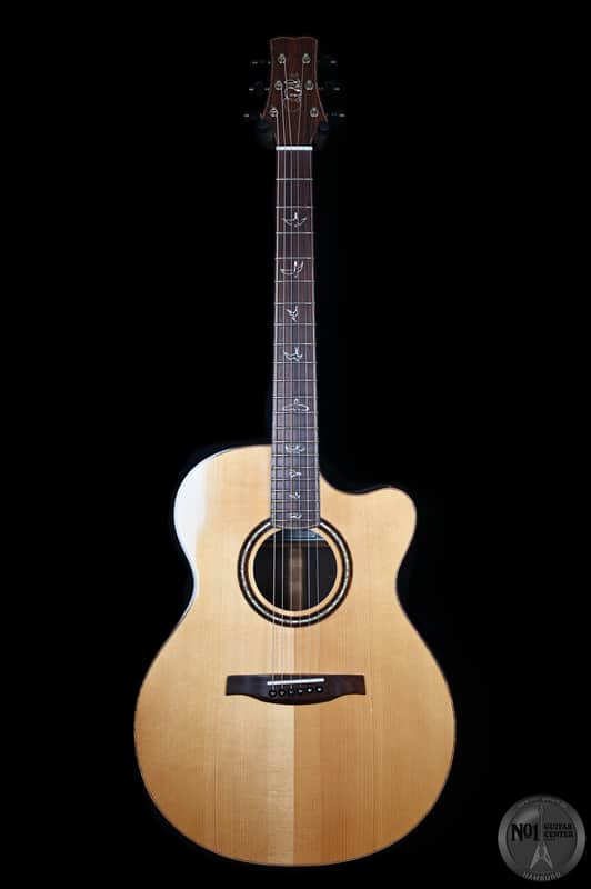 PRS Steve Fisher Angelus Cutaway from 2009 in natural with original Hardcase image 1