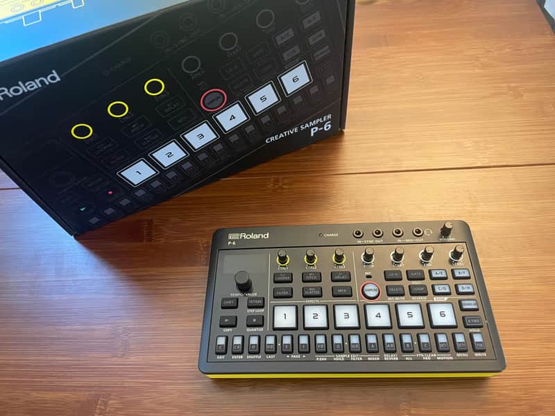 Roland P-6 AIRA Creative Sampler 2024 - Present - Black image 1