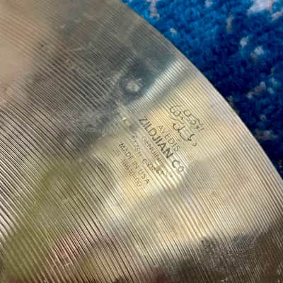 ULTRA RARE SUPER LIGHT 18” Zildjian ORIENTAL TRASH Crash 1275g image 8