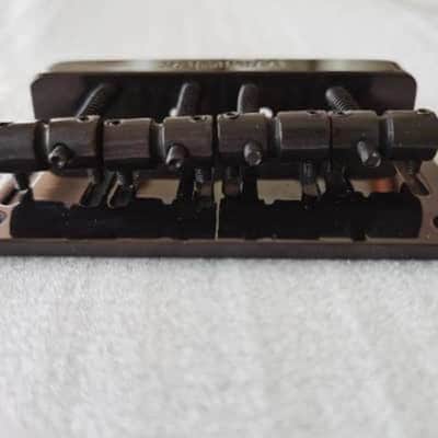 Black Warwick 4 String Bass Guitar Bridge image 6