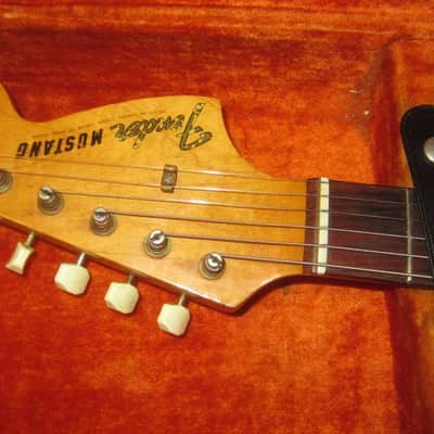1968 Fender Mustang White w/ Original Hardshell Case Bild 10