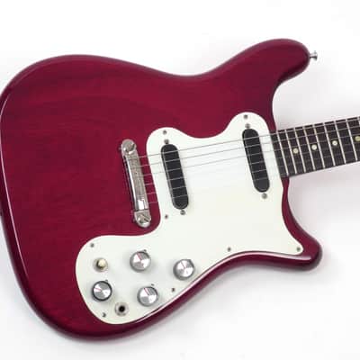 1964 Epiphone Olympic Double Pickup SB772D Cherry "Under the Bed" Clean with Original Case! Gibson Kalamazoo Made image 8