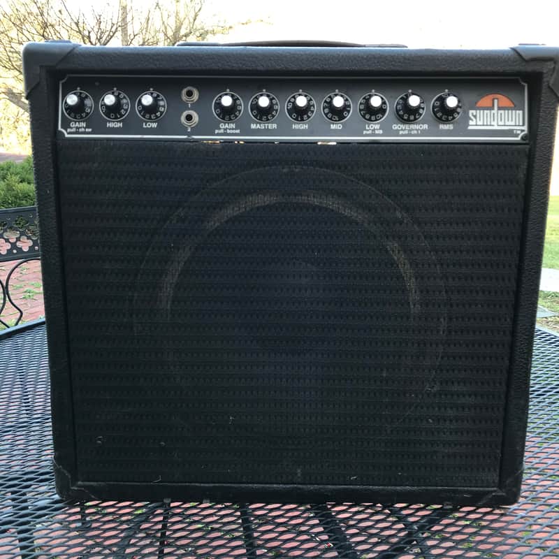 Sundown artist 100 watt Tube amp 1980's EVM12L USA image 1