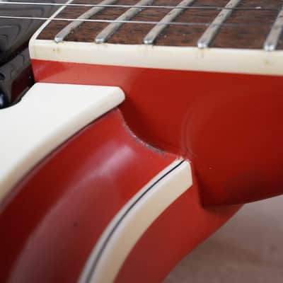 Mosrite The Ventures Model Mark I 1964 Reissue 2000s Red w/ Hard Case image 7