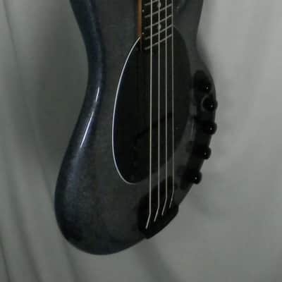 Ernie Ball Music Man Starry Night Dark Ray 4-string electric bass with case *Demo* image 6