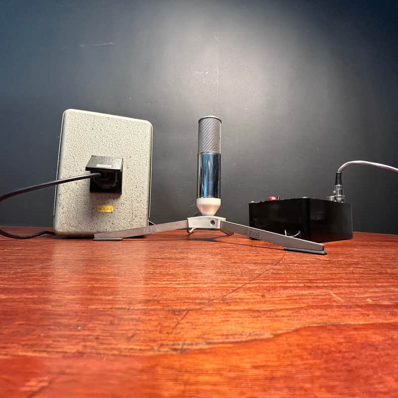 1953 Joachim Wetzel L27 Tube microphone large diaphragm condenser vintage Leipzig 027 ( like a U47 Neumann m7 c12 akg had a kid with an altec coke bottle m11 josephson c725 )