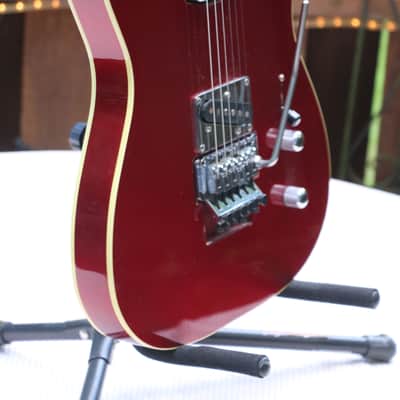 Kramer American Vintage Classic III 1987 Candy Apple Red Floyd Rose Duncan image 9