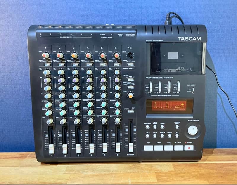 TASCAM 424 MK III Portastudio w/ Case + Power Supply - TESTED - EXCELLENT image 1