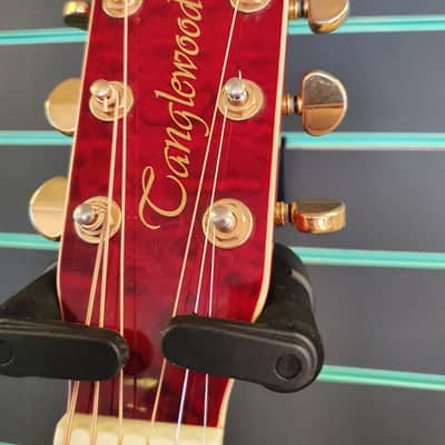 Tanglewood Sundance TW57 1999 Trans Red Electro Acoustic Guitar image 7