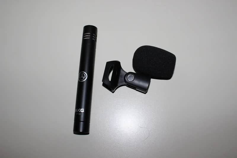 AKG P170 Small Diaphragm Cardioid Condenser Microphone 2010s - Black image 1