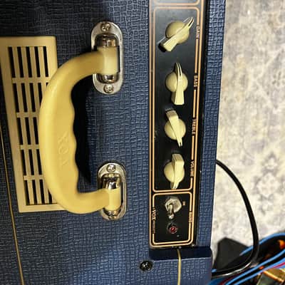Vox AC4C1-BL Limited Edition 4-Watt 1x10" Guitar Combo 2012 - Blue with Tygon Cloth image 2