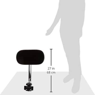 Gibraltar Universal Backrest with Adjustable Lower Back Support for 9000 Series Drum Thrones image 3
