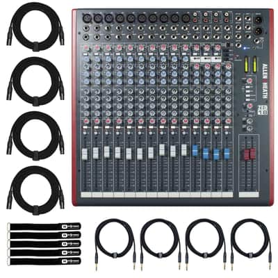 Allen & Heath ZED-18 Multipurpose USB Mixer for Live Sound & Recording Pack image 1