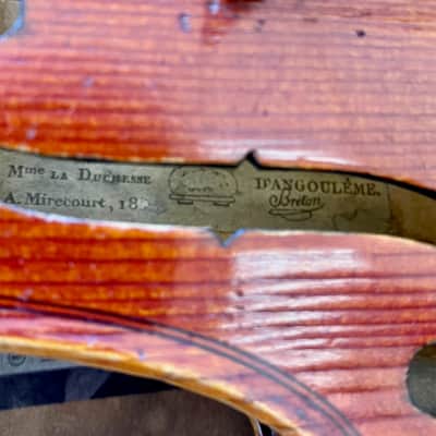 F. Breton Mme. La Duchesse 4/4 violin image 14