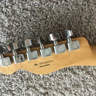Fender Standard Telecaster 2014 2-Tone Sunburst MIM Maple Neck Guitar + Gig Bag image 6