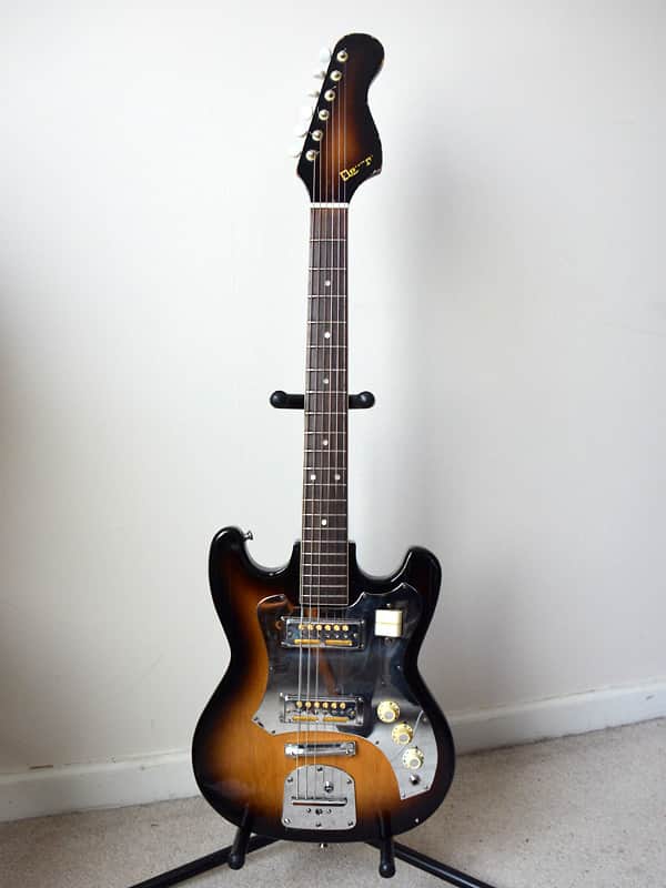 60's Teisco made Decca - Two Gold Foils Pickups plus Tremolo | Reverb