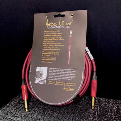 Cordial CSI 6 PP-Andrew Gouche Signature 20-ft/6m High Resolution Instrument Cable w/ Neutrik Plugs image 2