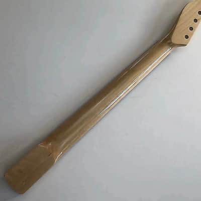 Glossy Finish Guitar Maple Tele Style Neck, 22 Frets Rosewood Fingerboard image 3