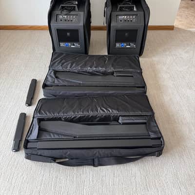 (TWO) Electro-Voice EV 50 Portable Column PA System 2021 - with roller cases image 3