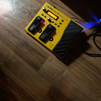 Boss GP-10 Guitar Processor Multi-Effect Unit with GK-3 Pickup 2014 - 2024 - Yellow image 2