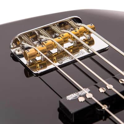 Vintage VJ74BLK ReIssued Series Bass - Gloss Black image 5
