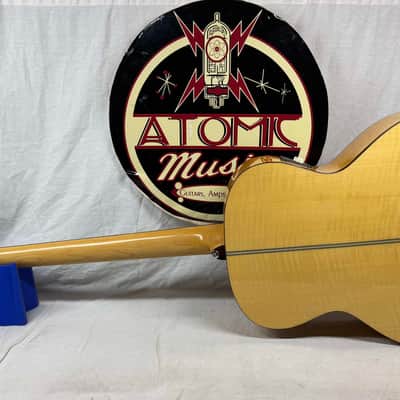 Sigma Guitars STB-ME Acoustic-Electric Bass with Case - MIK Made In Korea 1992 - Natural image 8