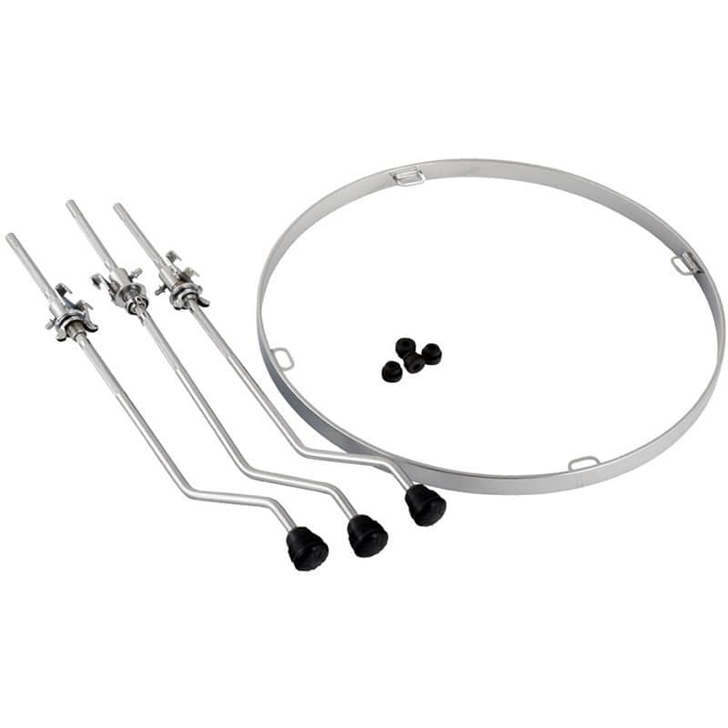 Custom Percussion Floor Tom Suspension Mount, Chrome 16in, 8 Lug image 1