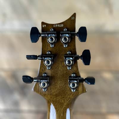 PRS Wood Library Custom 24 Semi-Hollow Flame Maple 10 Top Korina Back - Livingston Lemondrop 391118 image 13