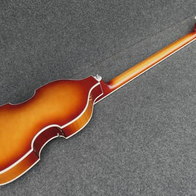 BRAND NEW Hofner HCT-500/1L SB VIOLIN BEATLE BASS A Hard To Find lefty Brown Sunburst image 9