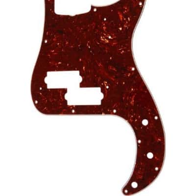 FENDER - Pickguard  Precision Bass (with Truss Rod Notch)  13-Hole Vintage Mount  Brown Tortoise Shell  4-Ply - 0992021000 image 1