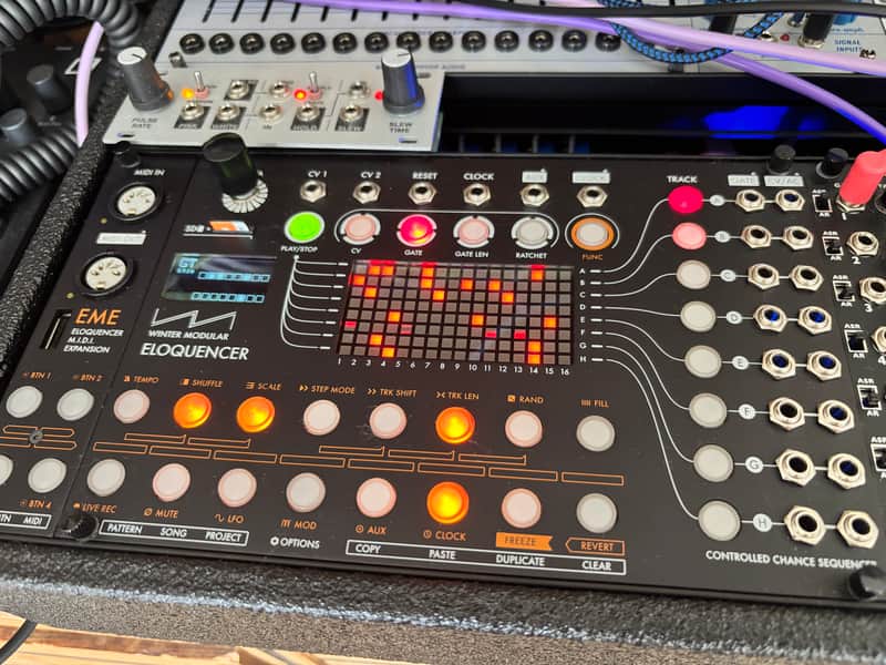 Winter Modular Eloquencer with EME MIDI expander - Black image 1