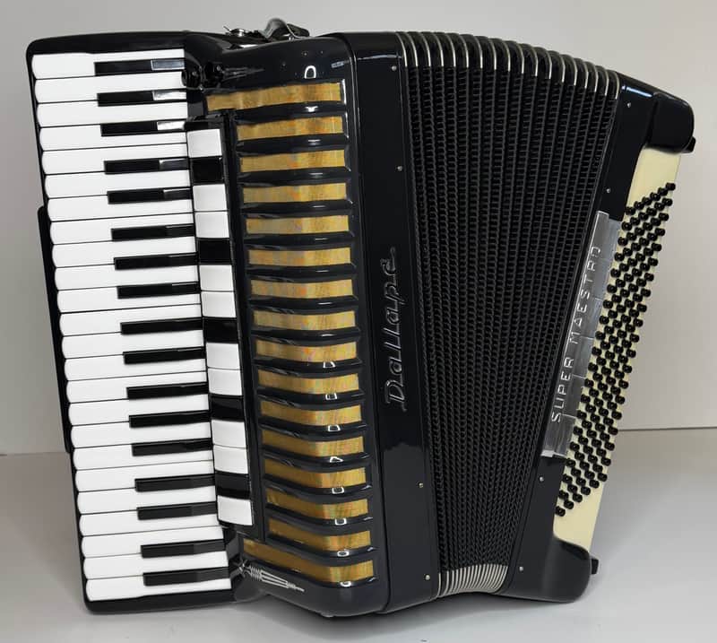 Dallape Supermaestro Piano Accordion LMMH Double Tone Chamber (41/120) Italy image 1