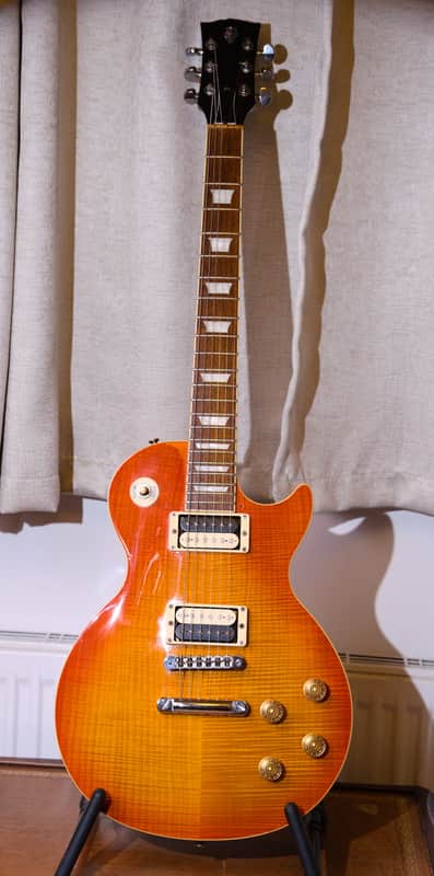 Mysterious Japan Import Les Paul 1990s-2000s - Cherry Sunburst image 1