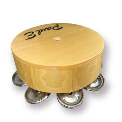 PaulE Drums 'The Art Of Percussion' Bon-E 'Poplar' Jingle Block with bag 2024 - Oil Rubbed image 5