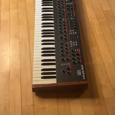 Dave Smith Instruments Prophet 12 61-Key 12-Voice Polyphonic Synthesizer 2013 - 2018 - Black with Wood Sides image 2
