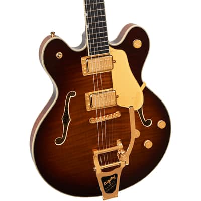 Gretsch Broadkaster LX Figured Center Block Electric Guitar - Havana Burst image 6