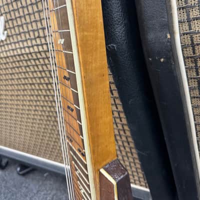 Teisco Lap Steel 50s-60s With Case Natural image 10