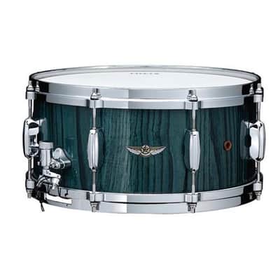 Tama TWS1465-LIC Star Walnut 14x6.5" Snare Drum 2020 - 2022 - Light Indigo Japanese Chestnut image 1