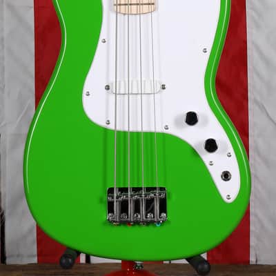 Squier Limited Edition Sonic Bronco Bass - Lime Green image 2