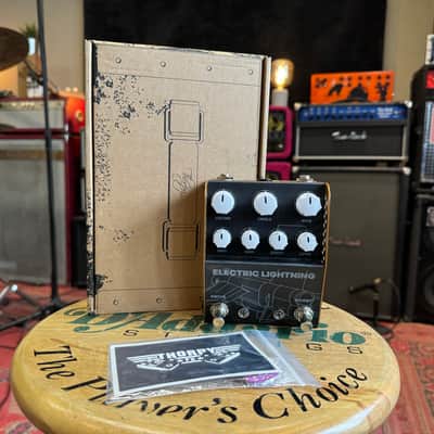 ThorpyFX Electric Lightning Chris Buck Signature Overdrive 2024 - Present - Black / Brown image 9