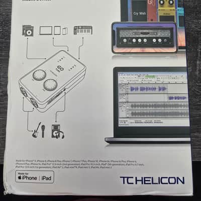 TC Helicon GO TWIN Portable USB Audio / MIDI Interface 2020 - Present - Black image 2