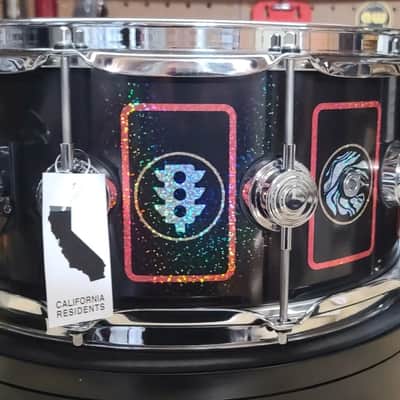 DW Anika Nilles / RUSH DRVD6514SVCBK 6.5"x14" Fifty Something Tour Tribute Snare Drum 2026 - Black Nickel over Brass image 10