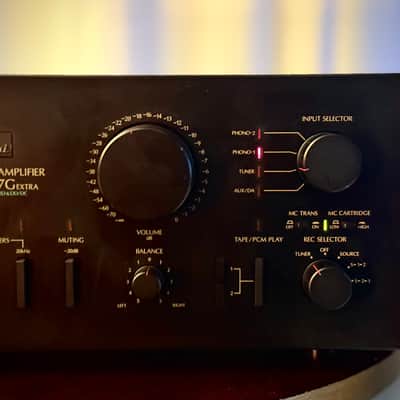 🎶✨ Sansui AU-D707G Extra Integrated Amplifier w/ Wood Cabinet