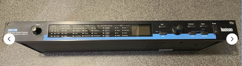 Lexicon MPX 200 Multi-Effects Processor Rackmount Digital 1U MIDI S/PDIF Black image 1