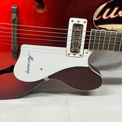 Harmony H-53 Rocket Archtop Hollow Body Electric Guitar image 6