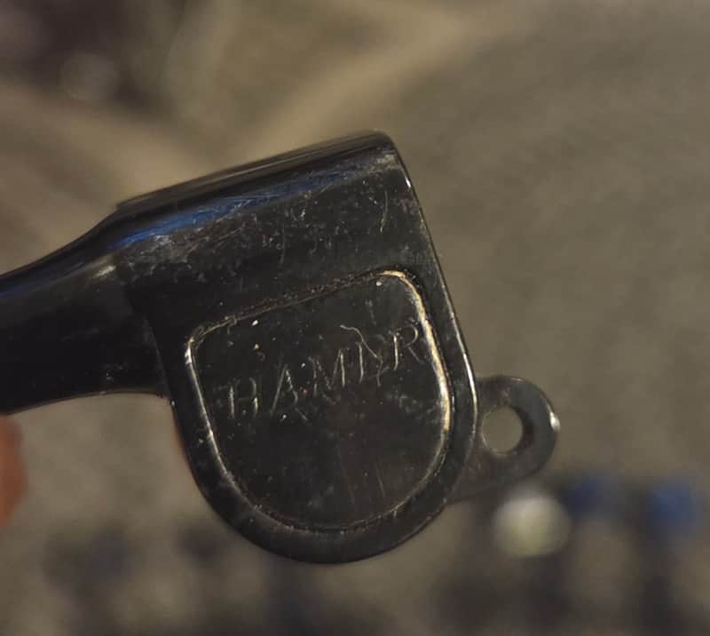 Lot of 18 Bass Tuning Pegs Black Hamer image 1
